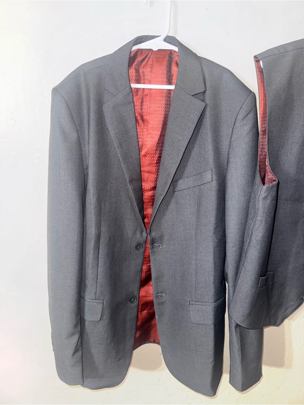 Gray Boy’s Two-Button Blazer/Vest/Pants Suit